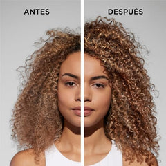 KÉRASTASE Curl Manifesto Gelee application on twisted curls demonstrates easy definition