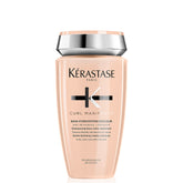 KÉRASTASE Curl Manifesto Hydratation Douceur shampoo bottle showcases hydration for soft, defined curls.