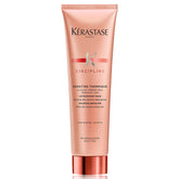 Kérastase Discipline Keratine Thermique bottle demonstrates heat protection and frizz control