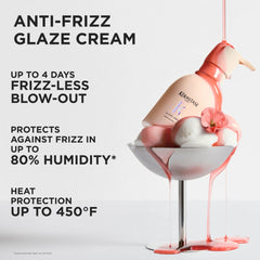 KÉRASTASE product ingredients display highlighting hyaluronic acid moisture benefit
