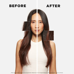 KÉRASTASE Initialiste serum texture close-up shows lightweight, non-greasy shine.