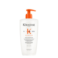 Kérastase Nutritive Bain Satin Riche bottle ready for nourishment and hydration in daily routine