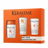 Kérastase Nutritive Discovery Set shampoo bottle delivers deep hydration for dry hair.