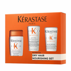 Kérastase Nutritive Discovery Set shampoo bottle delivers deep hydration for dry hair.