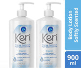 Keri Lotion Original hydration bottle shows long-lasting moisture for daily care.