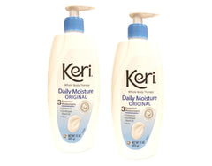 Keri Original Moisture Therapy bottle front for daily skin hydration.