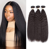 Kerriana Yaki bundles pack shot: 100% virgin Brazilian hair for natural full-bodied look.