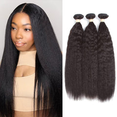 Kerriana Yaki bundles pack shot: 100% virgin Brazilian hair for natural full-bodied look.