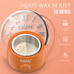 KeShi waxing kit small bowls for nose wax and prep