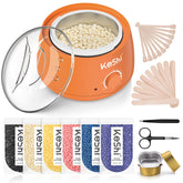 KeShi waxing kit wax warmer front view for at-home salon-like waxing sessions