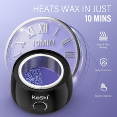 KeShi wax applicator sticks laid out for precise hair removal