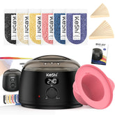 KeShi waxing kit digital wax warmer for at-home salon convenience and precise temperature control.