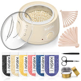 KeShi waxing kit 500ml wax warmer for at-home salon-quality hair removal.