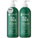 KESMEDIK Tea Tree Shampoo bottle — invigorating cleanse for oily scalp and refreshed feel