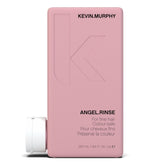 KEVIN.MURPHY ANGEL.RINSE bottle pour promotes gentle, color-safe conditioning for fine hair.