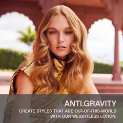 Closeup of Kevin.Murphy ANTI.GRAVITY bottle emphasizing premium formula