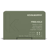 KEVIN.MURPHY FREE.HOLD jar close-up showing flexible medium hold and natural shine
