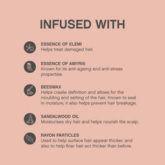 KEVIN.MURPHY FULL.AGAIN rayon-particles-closeup highlights thicker surface and natural movement.