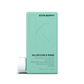 KEVIN.MURPHY Killer.CURLS RINSE bottle showing nourishing curl care for defined, soft waves