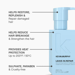 Kevin.Murphy LEAVE-IN.REPAIR packaging ready-to-use for daily hair care