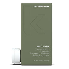 KEVIN.MURPHY Maxi.Wash bottle shows a colour-safe detox cleanse for vibrant hair.