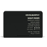 KEVIN.MURPHY NIGHT.RIDER packaging highlights strong hold for secure, matte textured styles.