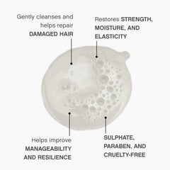 Kevin.MURPHY Repair-Me Wash hair after-use, demonstrating improved manageability.