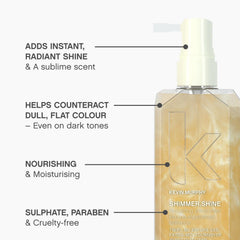 KEVIN.MURPHY SHIMMER.SHINE dry-hair care highlights moisture and improved manageability