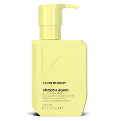 KEVIN.MURPHY SMOOTH.AGAIN leave-in bottle showing anti-frizz smoothing benefits