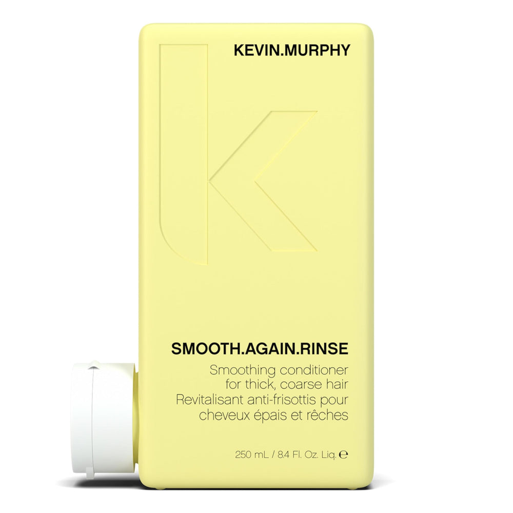 KEVIN.MURPHY Smooth.Again.RINSE bottle front showcases smoothing conditioner for thick, coarse hair