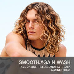 KEVIN.MURPHY SMOOTH.AGAIN WASH rich lather demonstrating cleansing and moisture