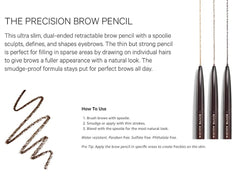 Kevyn Aucoin The Precision Brow Pencil Brunette close-up highlighting hair-stroke precision