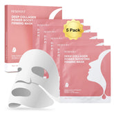 Kewhunt Deep Collagen Face Mask overnight application for hydration and firmness.