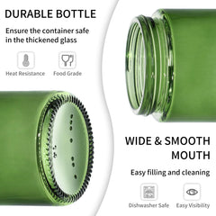 KEYWING easy-care glass jar shows reusable cosmetics packaging.