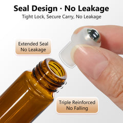 KEYWING leakproof roller bottle cap prevents leaks for handbags and gym bags.