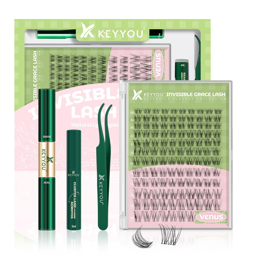 KEYYOU Fairy Venus packaging image showing at-home lash kit for easy DIY beauty
