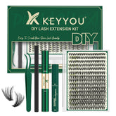 KEYYOU Lash Extension Kit packaging ready for at-home beauty routine