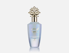 Khadlaj Nuha Vanilla Pearl spray application promotes all-day confidence and sweetness.