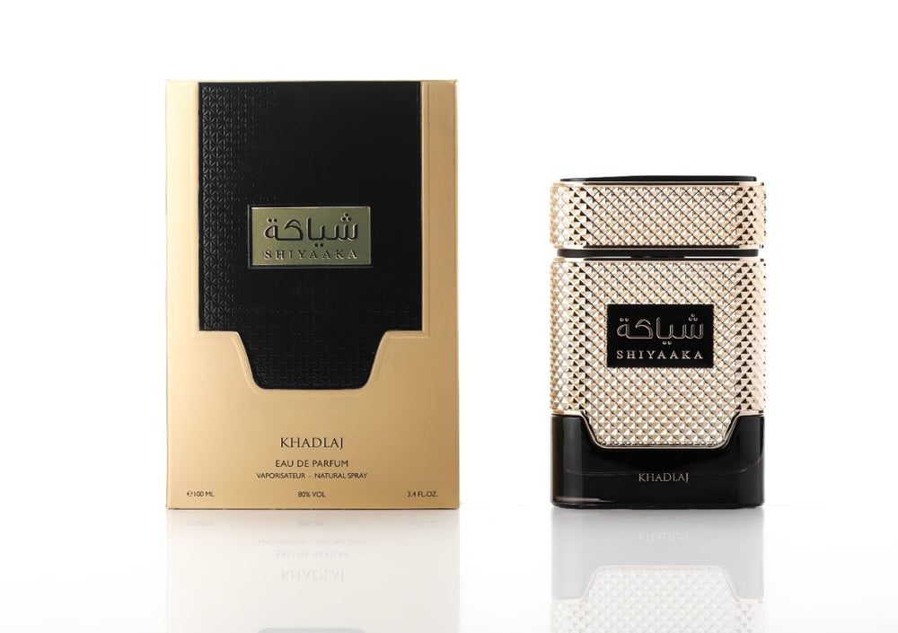 KHADLAJ SHIYAAKA GOLD bottle view for daily elegance and confident presence