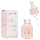 Kiara Sky Lash Primer dropper bottle closeup, premium lash prep for extensions.