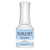 Kiara Sky Dip Base Coat application demonstrates solid foundation for manicure