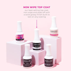 Kiara Sky top coat close-up highlighting ultra-smooth glossy layer