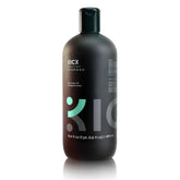 Kick Mens Shampoo bottle with peppermint-tea-tree formula for refreshing scalp care