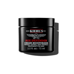 Kiehl's Age Defender bottle closeup highlighting firming effect