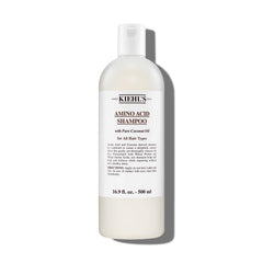 Kiehl's Amino Acid Shampoo bottle pour for daily cleansing and nourishment.
