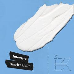 Kiehl's Barrier Cream texture closeup - creamy, soothing daily nourishment.
