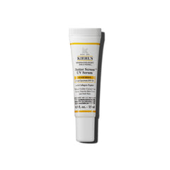 Kiehl's Better Screen UV Serum bottle with invisible finish on different skin tones.