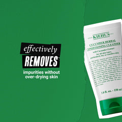 Ingredients emphasis on cucumber extract and glycerin in Kiehl's formula