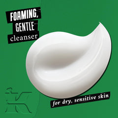 Kiehl's Cucumber Herbal Conditioning Cleanser label closeup highlighting cucumber extract and glycerin