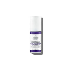 Kiehl's Daily Micro-Dose Serum bottle shows compact packaging for easy nightly anti-aging use.